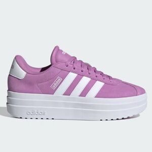 Adidas VL Court Bold Shoes 7.5 - Women's Platform Sneakers in Preloved Purple
